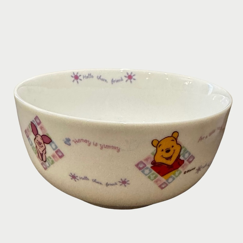 WINNIE THE POOH Tigger Piglet Ceramic Cereal Bowls  Set of 2